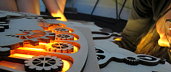 An LED lighting installation project