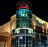 LED Digital Projector on to 3M Vikuiti Rear Projection Film