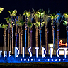 Shopping Mall Landscape Lighting at Night